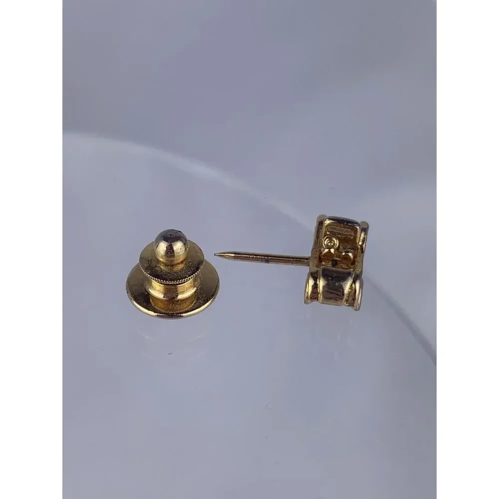 Convertible Car Gold Tone Tie Tack Pin Lapel Dune Buggy Vintage